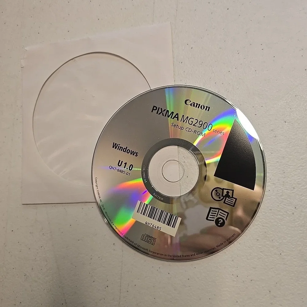 Canon Pixma MG2900 Setup Install CD Used